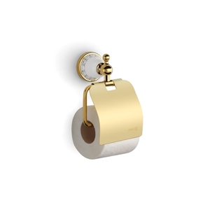 OrkaArtemis Gold Kapaklı Tuvalet Kağıtlığı