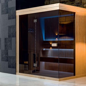 Serico150x110 Ev Tipi Kompakt Sauna H:200